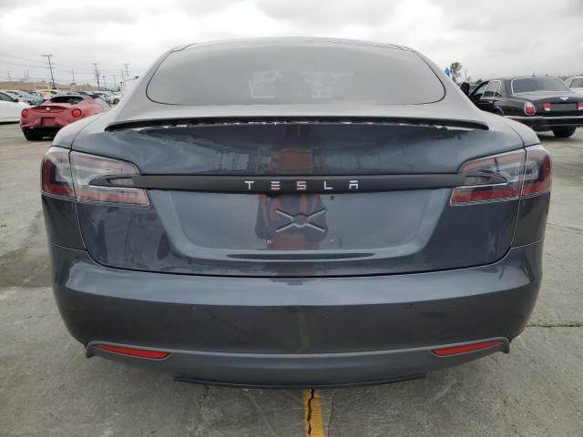 5YJSA1E41FF108399 - 2015 TESLA MODEL S GRAY photo 6