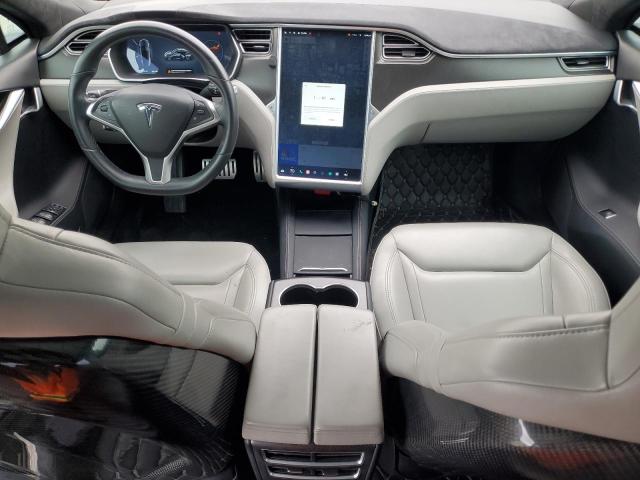 5YJSA1E41FF108399 - 2015 TESLA MODEL S GRAY photo 8