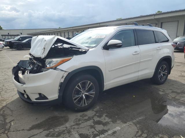 5TDJKRFH9GS246875 - 2016 TOYOTA HIGHLANDER XLE WHITE photo 1