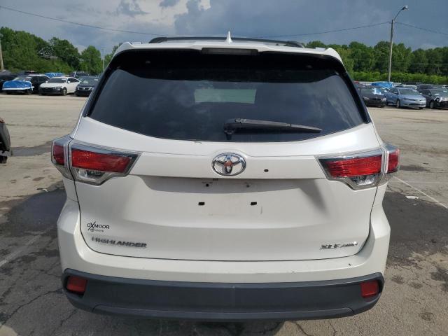 5TDJKRFH9GS246875 - 2016 TOYOTA HIGHLANDER XLE WHITE photo 6