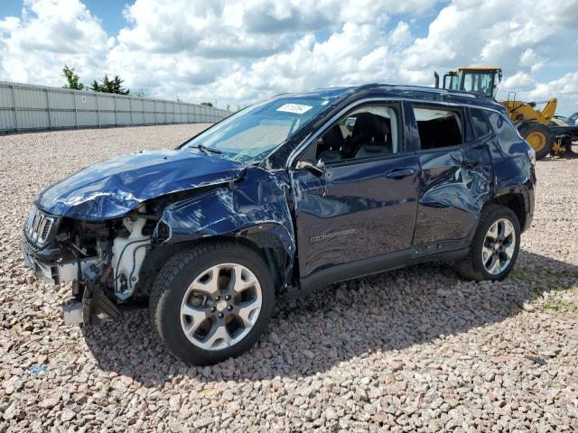 3C4NJDCB2KT600712 - 2019 JEEP COMPASS LIMITED BLUE photo 1