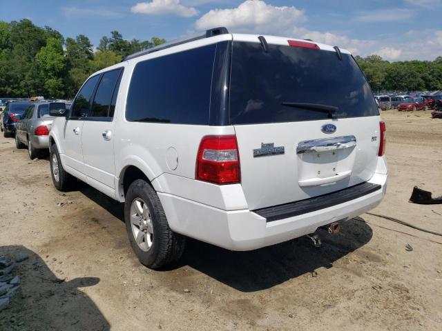 1FMJK1G57AEA99521 - 2010 FORD EXPEDITION EL XLT WHITE photo 2