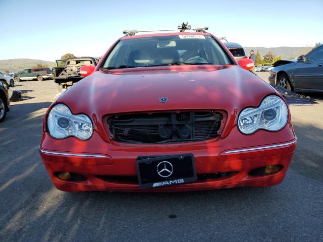 WDBRH61J03F387868 - 2003 MERCEDES-BENZ C 240 SPORTWAGON RED photo 5