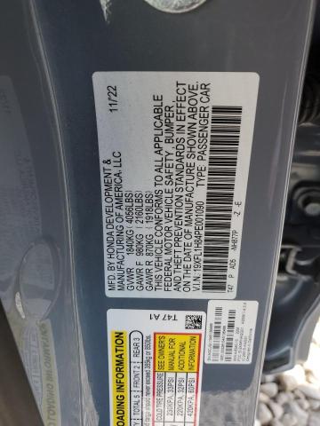 19XFL1H84PE001090 - 2023 HONDA CIVIC SPORT TOURING BLUE photo 13