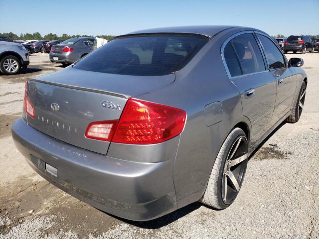 JNKCV51F84M716978 - 2004 INFINITI G35 SILVER photo 4