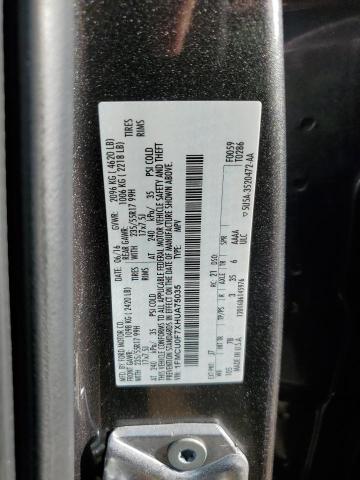 1FMCU0F7XHUA75035 - 2017 FORD ESCAPE S GRAY photo 12