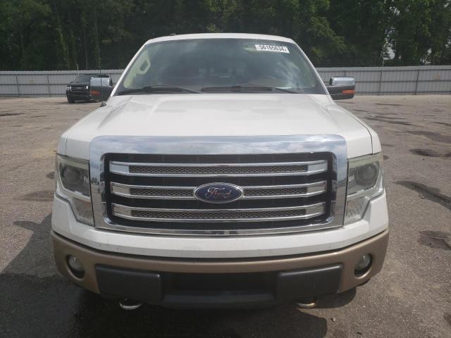 1FTFW1ET7DKF84134 - 2013 FORD F150 SUPERCREW WHITE photo 5