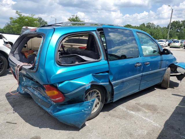 2FMDA5148TBB75026 - 1996 FORD WINDSTAR WAGON TURQUOISE photo 3