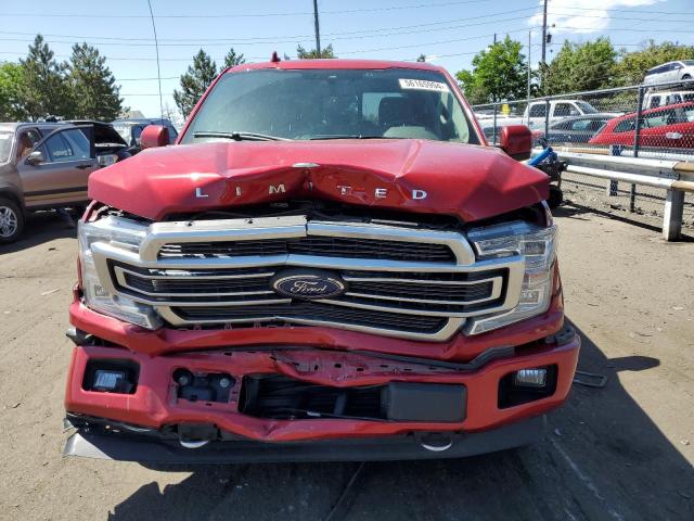 1FTEW1EG9LFB39237 - 2020 FORD F150 SUPERCREW RED photo 5