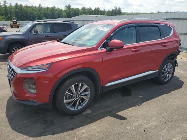 5NMS3CAD7LH162960 - 2020 HYUNDAI SANTA FE SEL RED photo 1