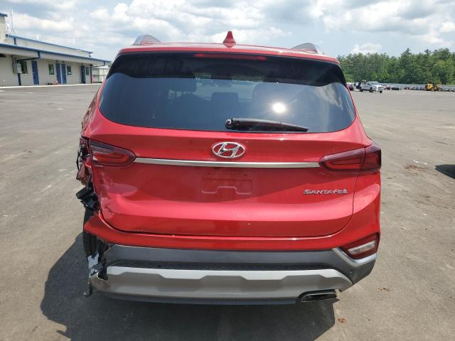 5NMS3CAD7LH162960 - 2020 HYUNDAI SANTA FE SEL RED photo 6