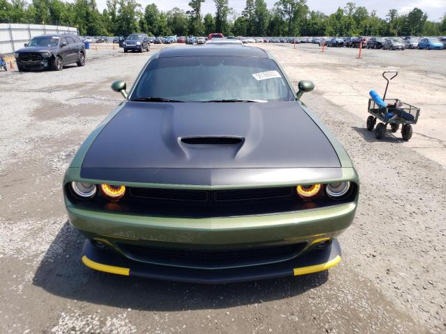 2C3CDZFJ3NH226935 - 2022 DODGE CHALLENGER R/T SCAT PACK GREEN photo 5