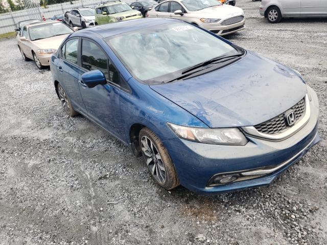 19XFB2F96EE023187 - 2014 HONDA CIVIC EXL Mavi foto 1