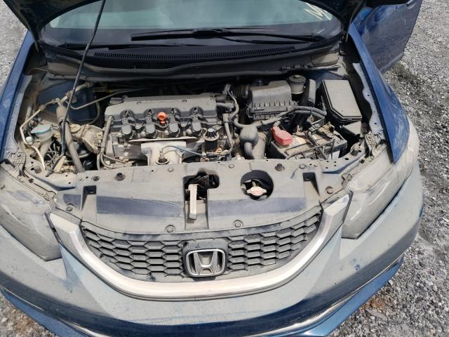 19XFB2F96EE023187 - 2014 HONDA CIVIC EXL Mavi foto 7