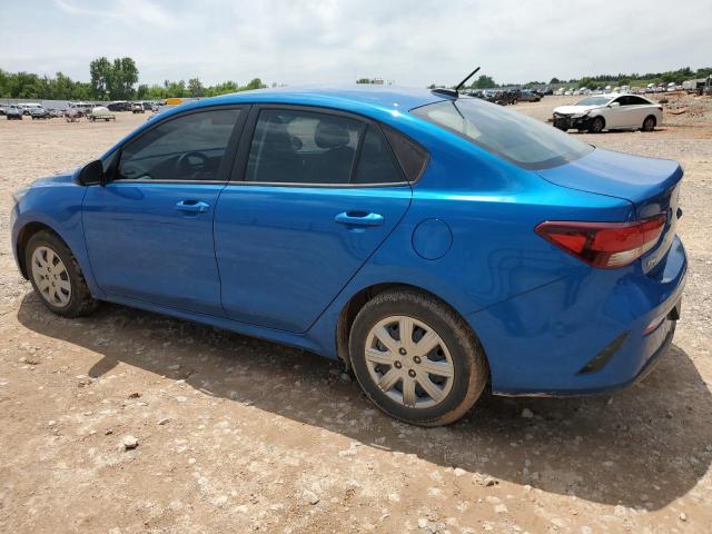 3KPA24AD4NE485393 - 2022 KIA RIO LX BLUE photo 2