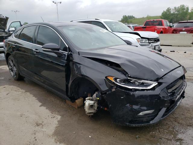 3FA6P0VP5HR174899 - 2017 FORD FUSION SPORT BLACK photo 4