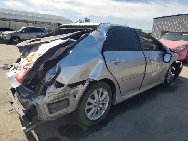 1NXBU40E19Z114297 - 2009 TOYOTA COROLLA BASE SILVER photo 3