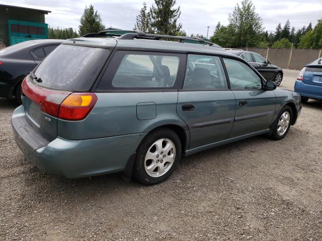 4S3BH6359Y7308816 - 2000 SUBARU LEGACY L TURQUOISE photo 3