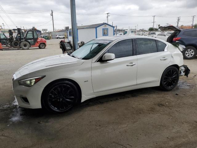 JN1EV7AP6KM542049 - 2019 INFINITI Q50 LUXE WHITE photo 1