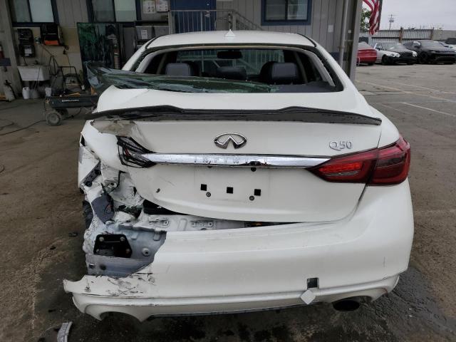 JN1EV7AP6KM542049 - 2019 INFINITI Q50 LUXE WHITE photo 6