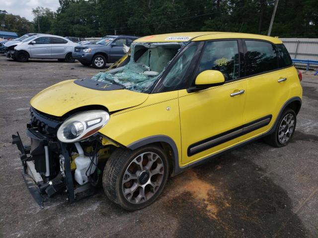 ZFBCFADH5EZ022597 - 2014 FIAT 500L TREKKING YELLOW photo 1