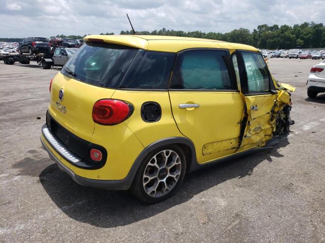 ZFBCFADH5EZ022597 - 2014 FIAT 500L TREKKING YELLOW photo 3