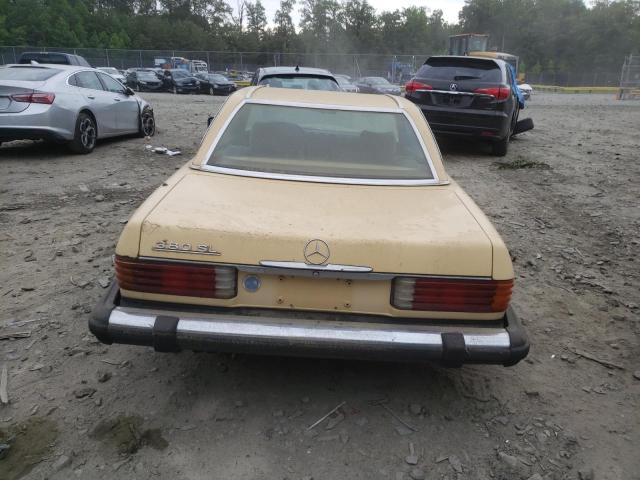 WDBBA45A6EA015309 - 1984 MERCEDES-BENZ 380-CLASS SL CREAM photo 6