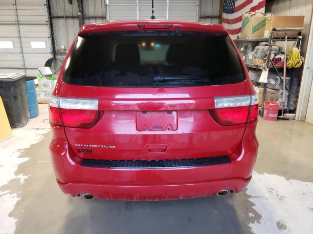 1C4RDHAG7DC692350 - 2013 DODGE DURANGO SXT RED photo 6