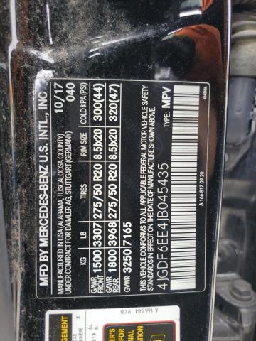 4JGDF6EE4JB045435 - 2018 MERCEDES-BENZ GLS 450 4MATIC BLACK photo 14