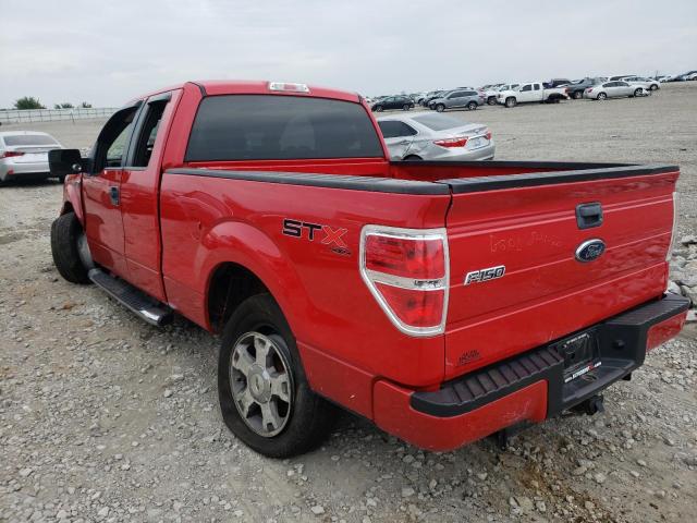 1FTEX1E89AFA17044 - 2010 FORD F150 SUPER CAB RED photo 3