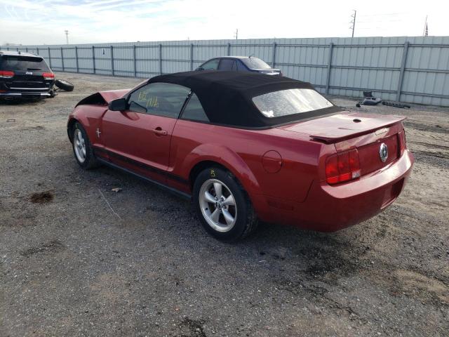 1ZVHT84N085153956 - 2008 FORD MUSTANG MAROON photo 3