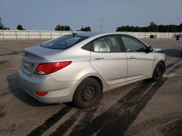 KMHCT4AEXHU212734 - 2017 HYUNDAI ACCENT SE SILVER photo 3