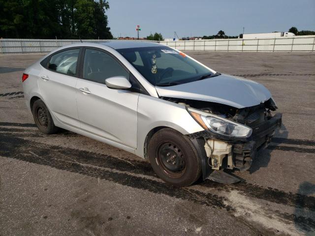 KMHCT4AEXHU212734 - 2017 HYUNDAI ACCENT SE SILVER photo 4