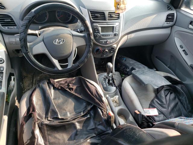 KMHCT4AEXHU212734 - 2017 HYUNDAI ACCENT SE SILVER photo 8