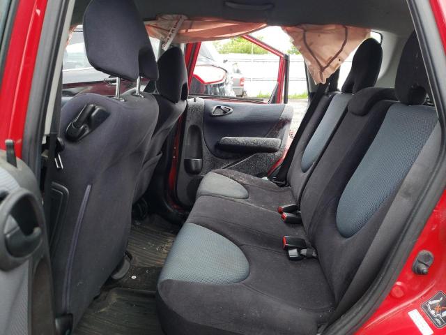 JHMGD376X7S802213 - 2007 HONDA FIT S წითელი ფოტო 10