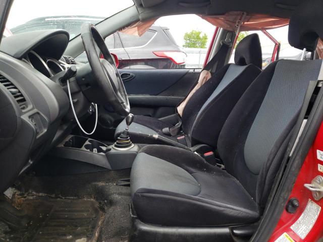 JHMGD376X7S802213 - 2007 HONDA FIT S წითელი ფოტო 7