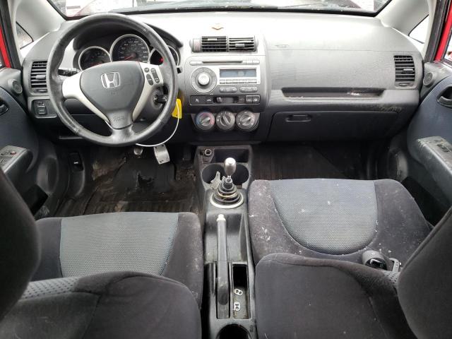 JHMGD376X7S802213 - 2007 HONDA FIT S წითელი ფოტო 8