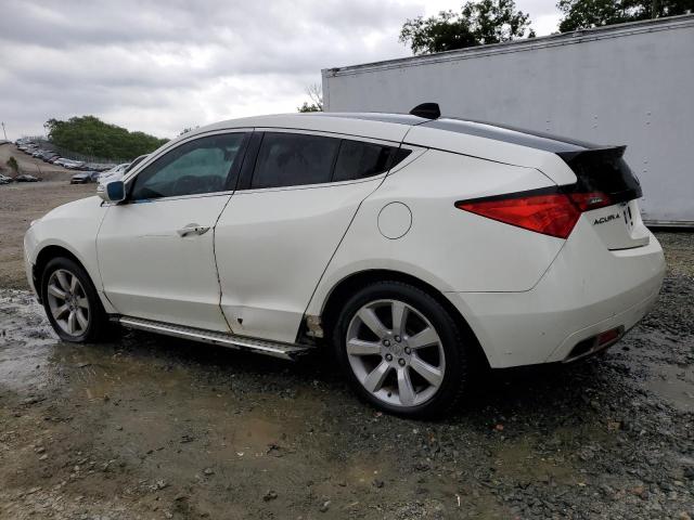 2HNYB1H48BH500040 - 2011 ACURA ZDX TECHNOLOGY WHITE photo 2