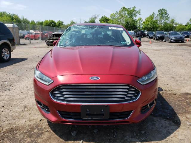 3FA6P0D90DR210723 - 2013 FORD FUSION TITANIUM RED photo 5