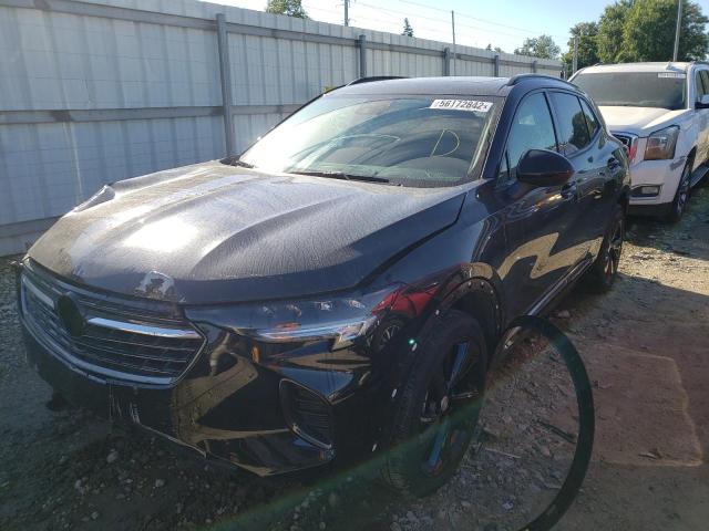 LRBFZPR45MD083159 - 2021 BUICK ENVISION ESSENCE შავი ფოტო 2