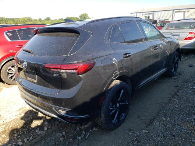 LRBFZPR45MD083159 - 2021 BUICK ENVISION ESSENCE შავი ფოტო 4