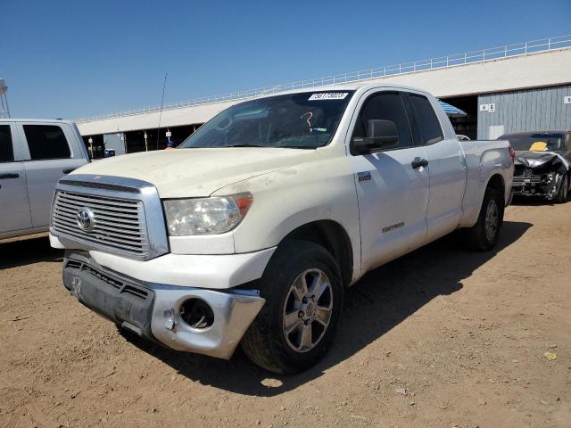 5TFRV54138X069292 - 2008 TOYOTA TUNDRA DOUBLE CAB WHITE photo 1