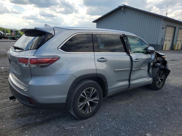 5TDJKRFH7GS243683 - 2016 TOYOTA HIGHLANDER XLE SILVER photo 3