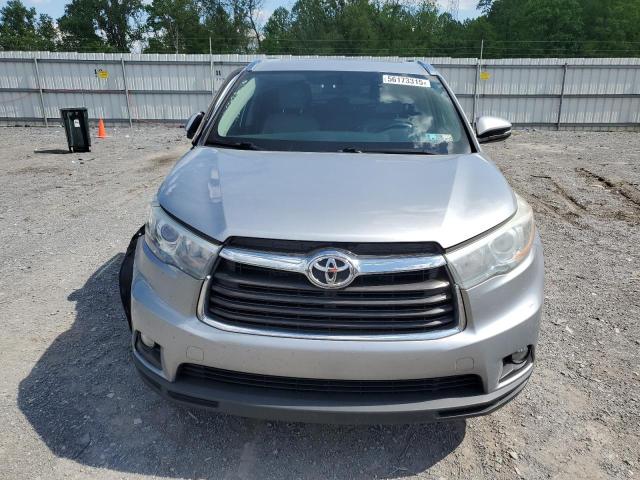 5TDJKRFH7GS243683 - 2016 TOYOTA HIGHLANDER XLE SILVER photo 5