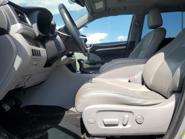 5TDJKRFH7GS243683 - 2016 TOYOTA HIGHLANDER XLE SILVER photo 7