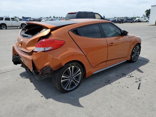 KMHTC6AE7GU286994 - 2016 HYUNDAI VELOSTER TURBO ORANGE photo 3