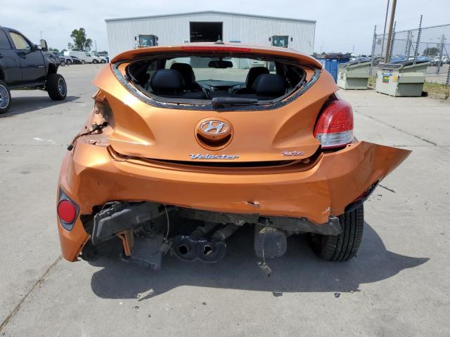 KMHTC6AE7GU286994 - 2016 HYUNDAI VELOSTER TURBO ORANGE photo 6