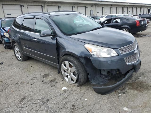 1GNKVLED2CJ392685 - 2012 CHEVROLET TRAVERSE LTZ GRAY photo 4