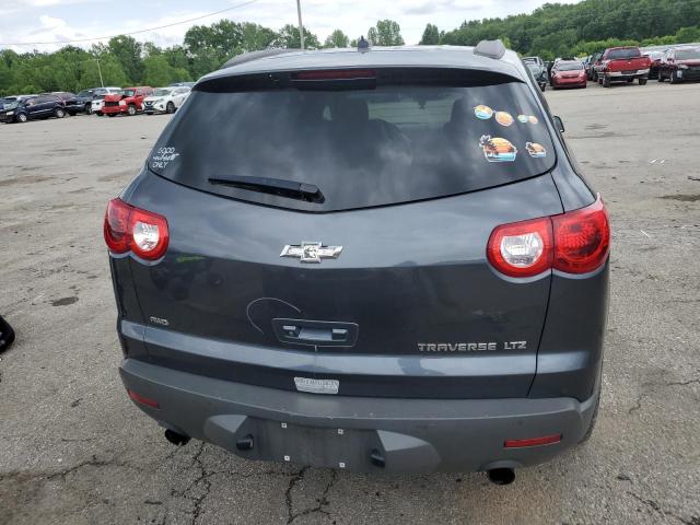 1GNKVLED2CJ392685 - 2012 CHEVROLET TRAVERSE LTZ GRAY photo 6