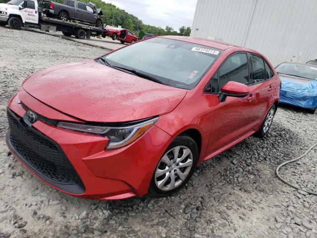 5YFEPRAE9LP033878 - 2020 TOYOTA COROLLA LE RED photo 1